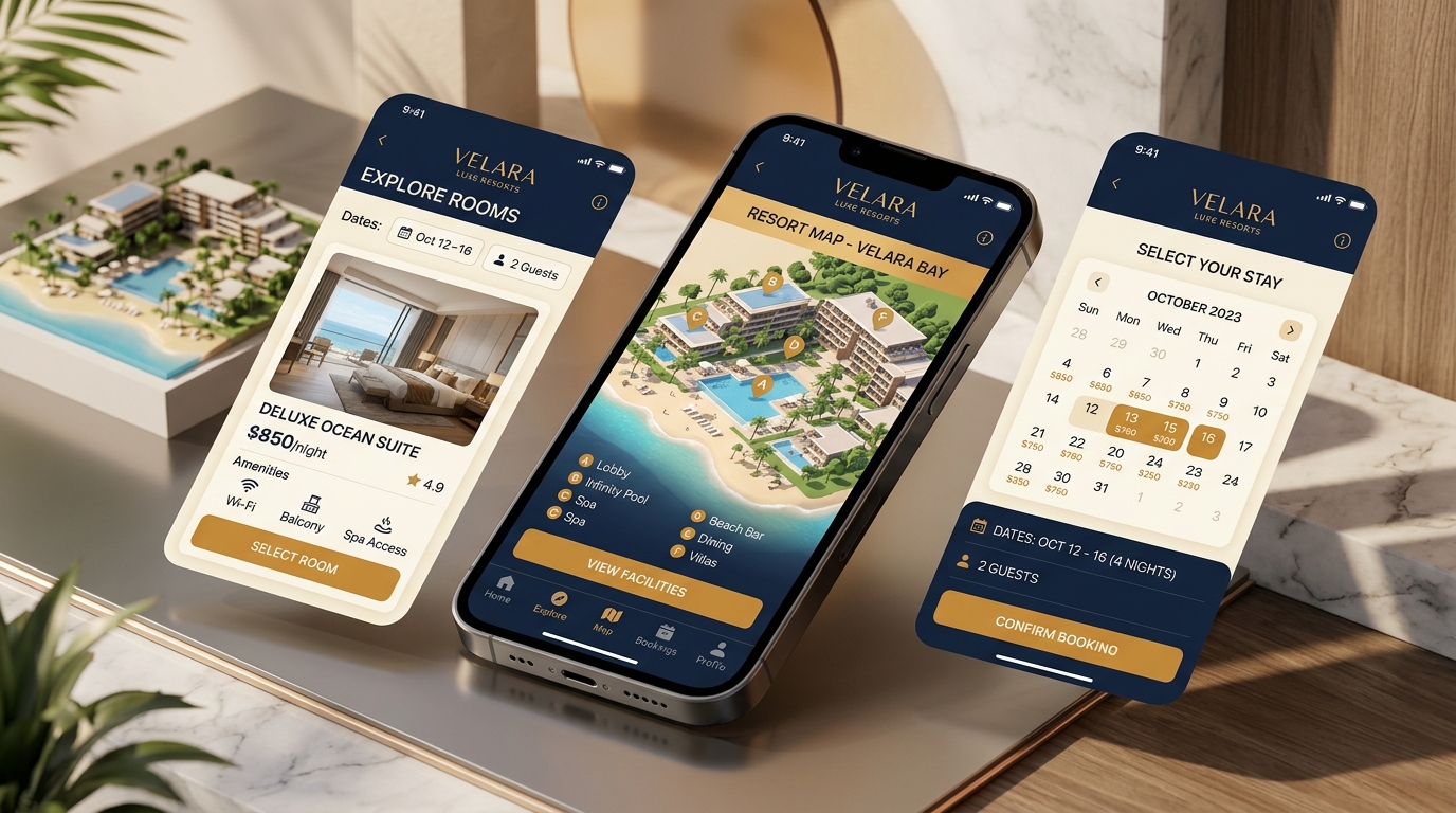 Otel ve Turizm Rezervasyon Mobil Uygulaması Yaptırma: PMS Entegrasyonu ve Dijital Anahtar